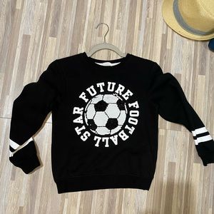 H&M Boys SEQUINS REVERSIBLE soccer sweatshirt CHAMP